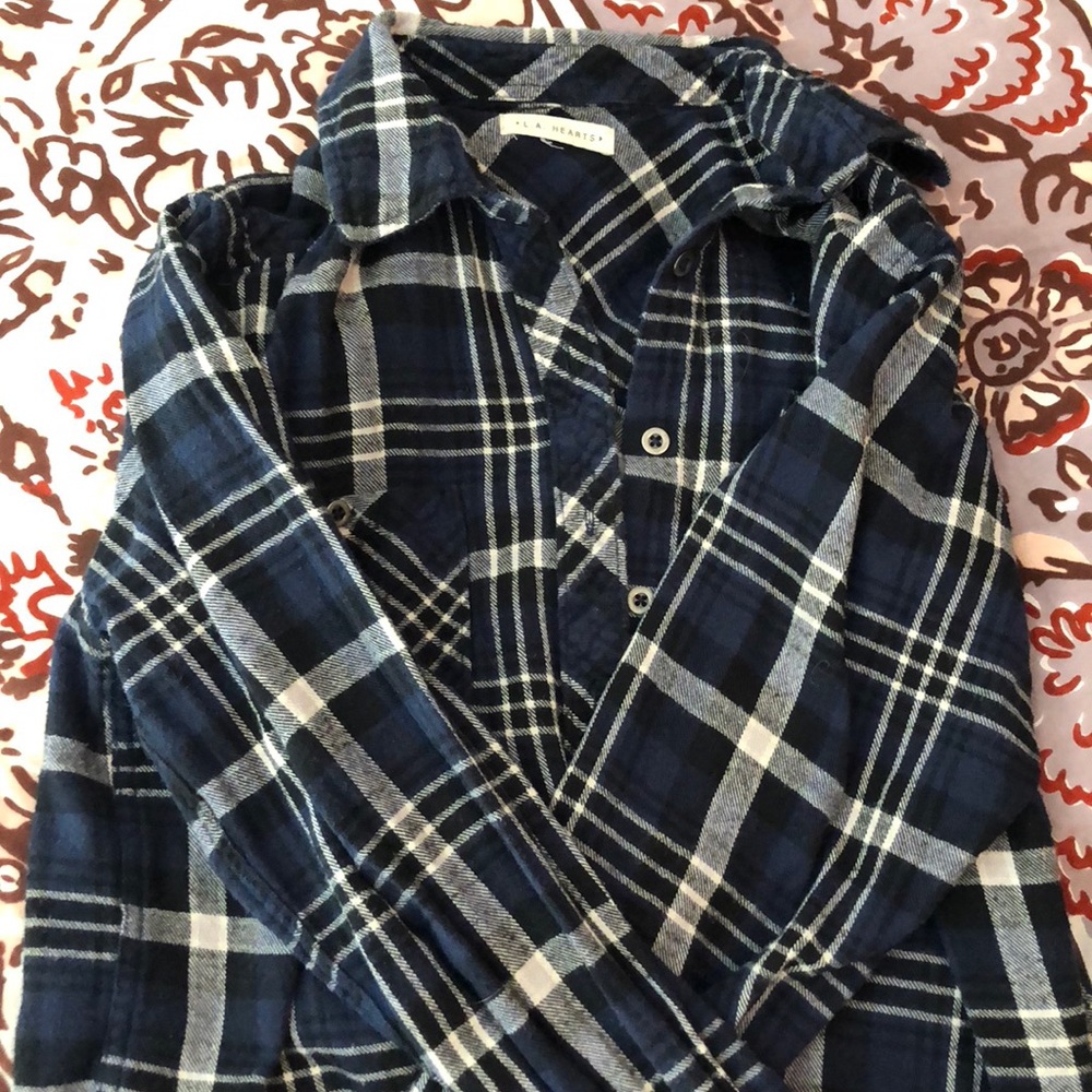 Blue flannel